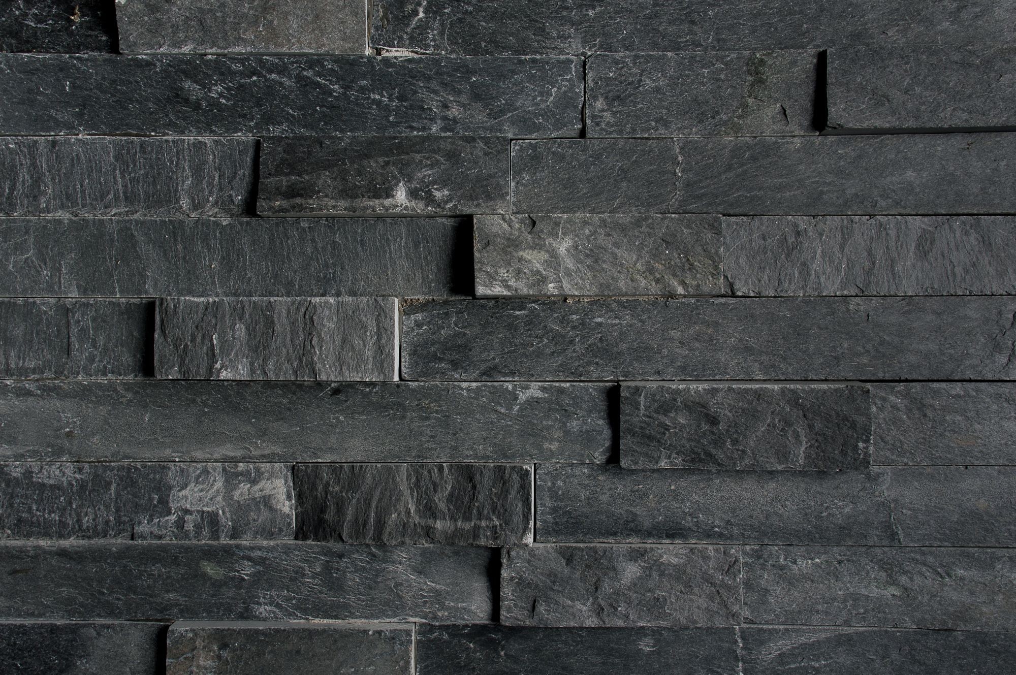 Obklad kamenný lepený DEKSTONE N 3003 Black Slate břidlice plošný 550×150 mm