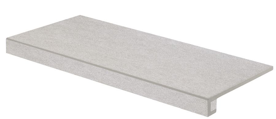 Tvarovka schodová Rako Block 40×80 cm světle šedá DCF84780