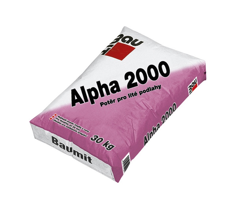 Potěr samonivelační litý Baumit Alpha 2000 30 kg
