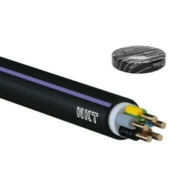 Kabel CYKY-J 5× 1,5 RE 50m/bal