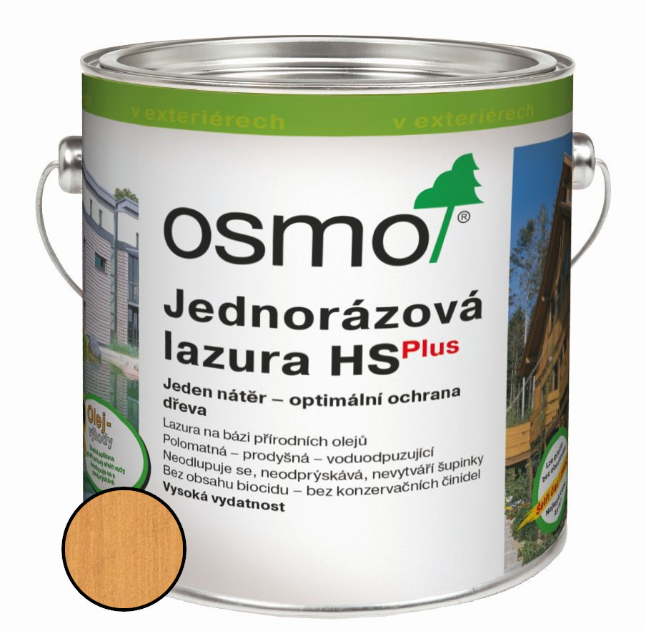 Lazura jednorázová Osmo HS plus 9236 modřín 0,75 l