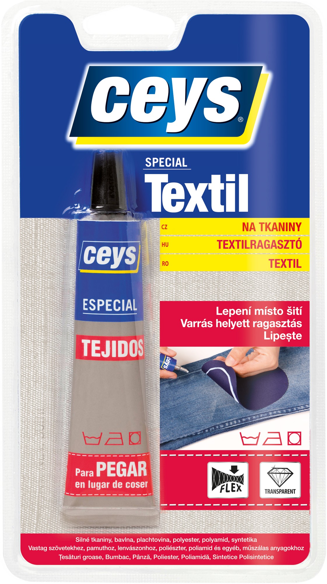 Lepidlo na tkaniny Ceys SPECIAL TEXTIL 30 ml