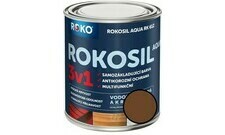Barva samozákladující Rokosil Aqua 3v1 RK 612 hnědá, 0,6 l