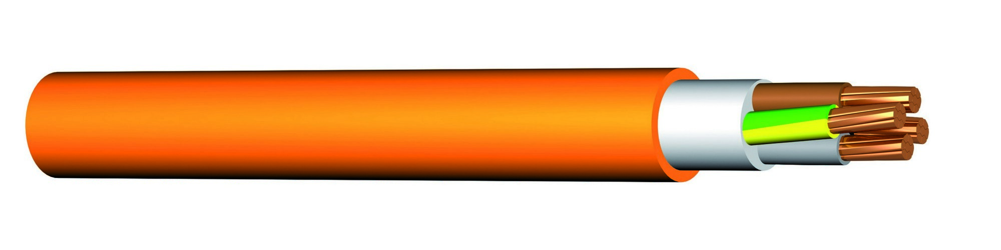 Kabel bezhalogenový Prakab PRAFlaSafe X-J 5× 2,5 RE metráž
