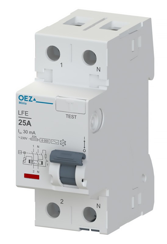 Chránič proudový OEZ LFE-25-2-030AC