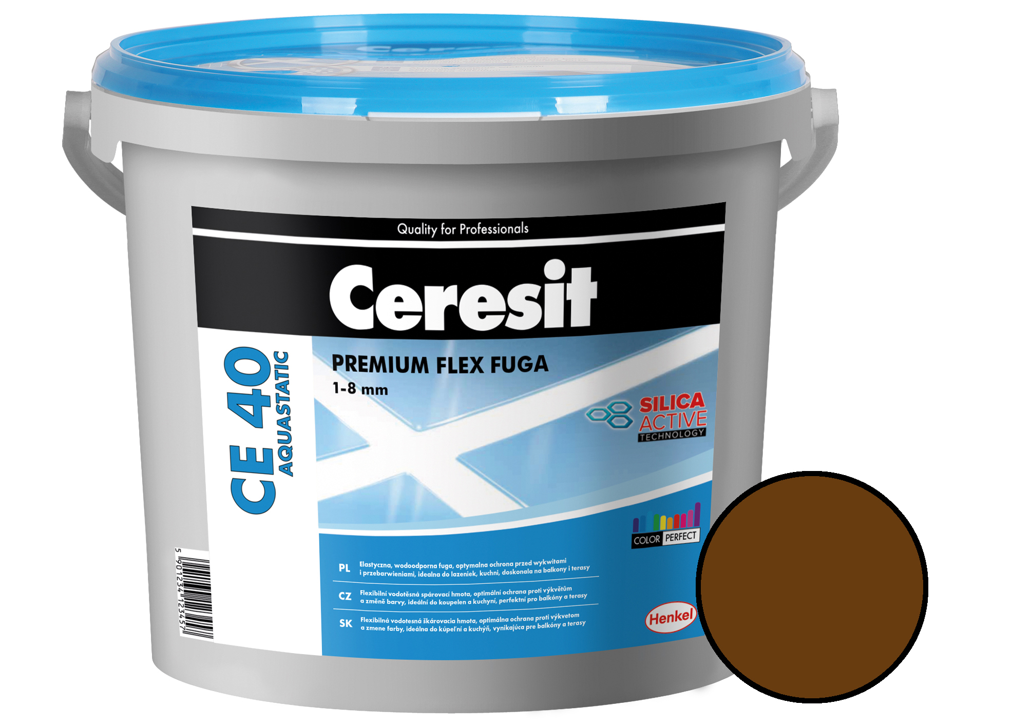 Hmota spárovací Ceresit CE 40 Aquastatic chocolate 2 kg