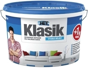 Malba interiérová HET Klasik bílá, 7+1 kg
