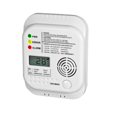 Autonomní detektor CO ELEKTROBOCK LM-201A