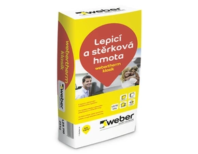 Hmota lepicí a stěrková Webertherm klasik 25 kg