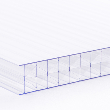 Deska polykarbonátová dutinková MULTICLEAR 25 5X 2UV čirá 2100×6000 mm