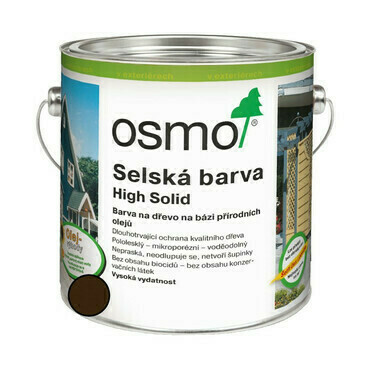 Nátěr venkovní Osmo 2607 Selská barva tmavě hnědá 2,5 l