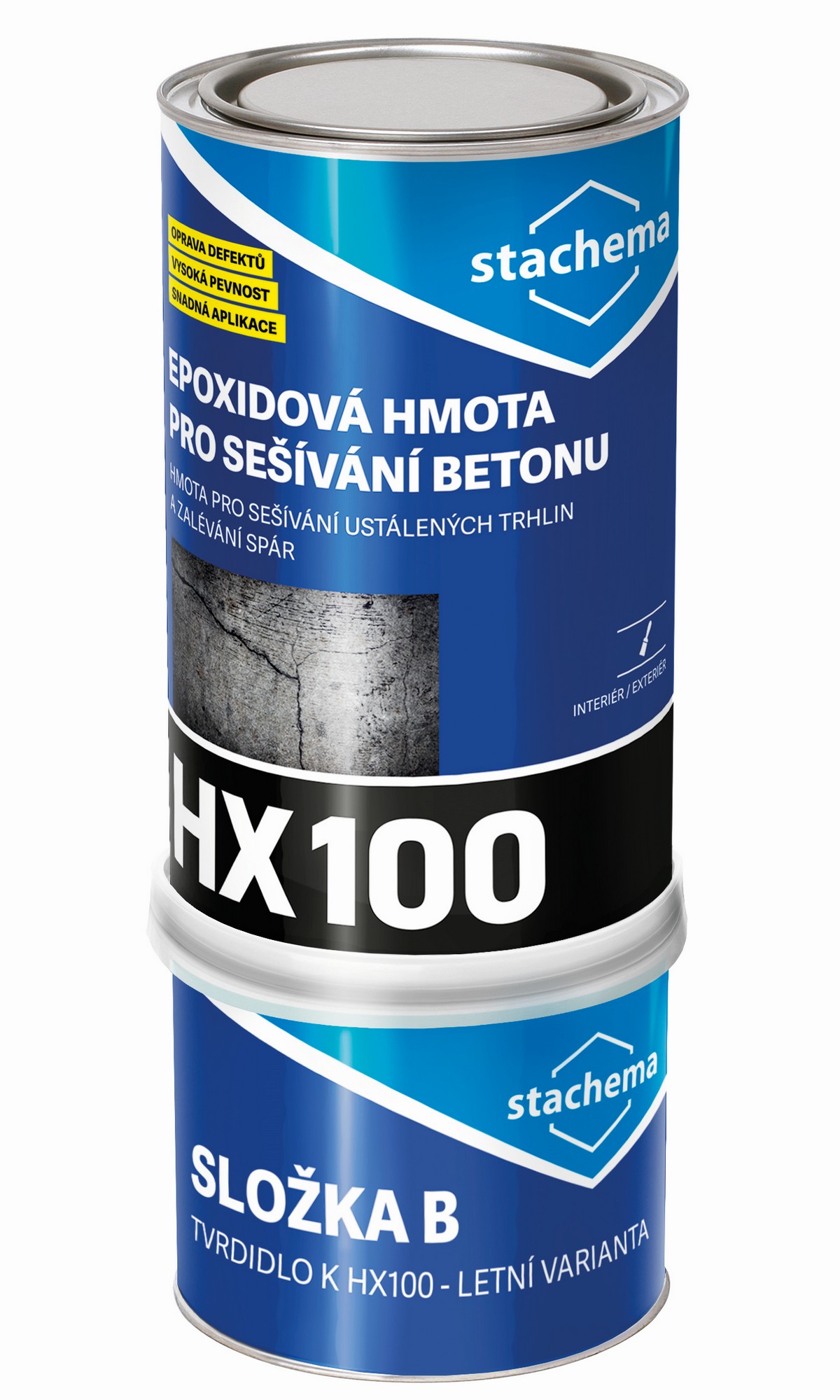 Hmota epoxidová Stachema HX100 letní, 1,24 kg