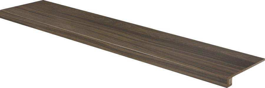 Tvarovka schodová Rako Board 30×120 cm tmavě hnědá DCFVF144