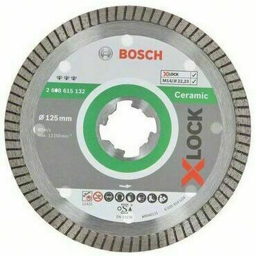 Kotouč řezný DIA Bosch Best for Ceramic Extra Clean Turbo X-LOCK 125×22,23×1,4×7 mm