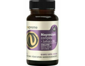 NUPREME Magnesium chelát + šafrán 60 kapslí