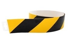 Pás bezpečnostní 60 mm/0,98 m žluto-černá