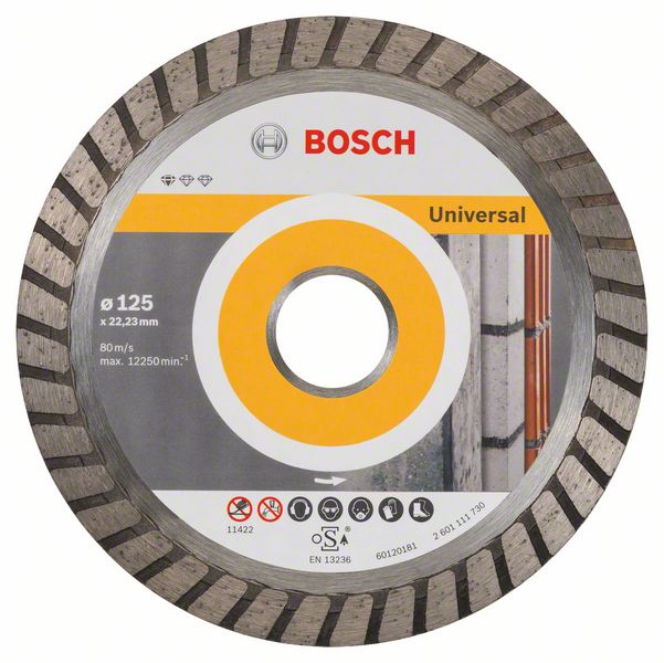 Kotouč DIA Bosch Standard for Uni. Turbo 125×22,23×2×10 mm