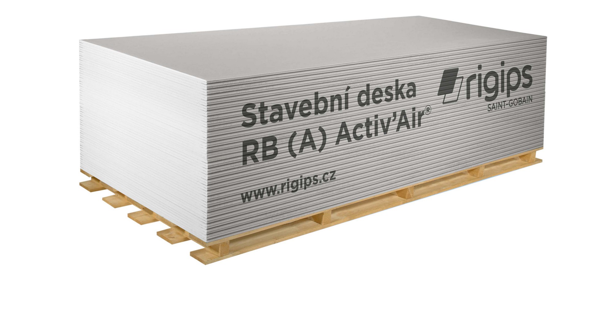 Deska sádrokartonová Rigips RB (A) Activ' Air 12,5×1250×2000 mm