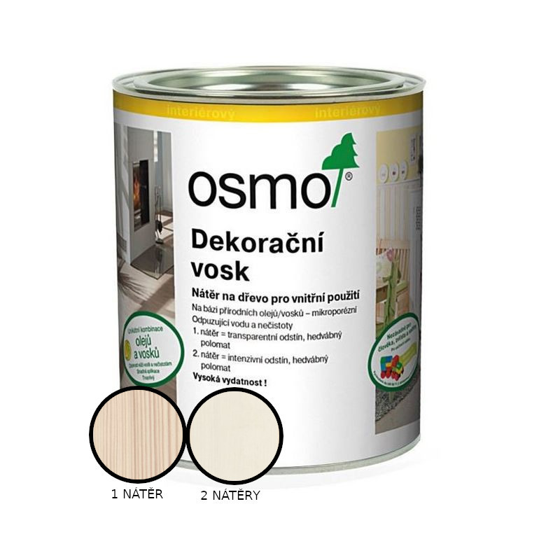 Vosk dekorační Osmo 3172 intenzivní hedvábí 2,5 l