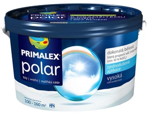 Malba interiérová PRIMALEX Polar bílá, 15 kg