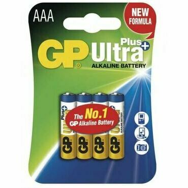 Baterie GP Ultra Plus Alkaline AAA 4 ks