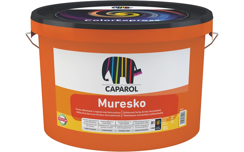 Barva fasádní silikonová Caparol Muresko bílá 10 l