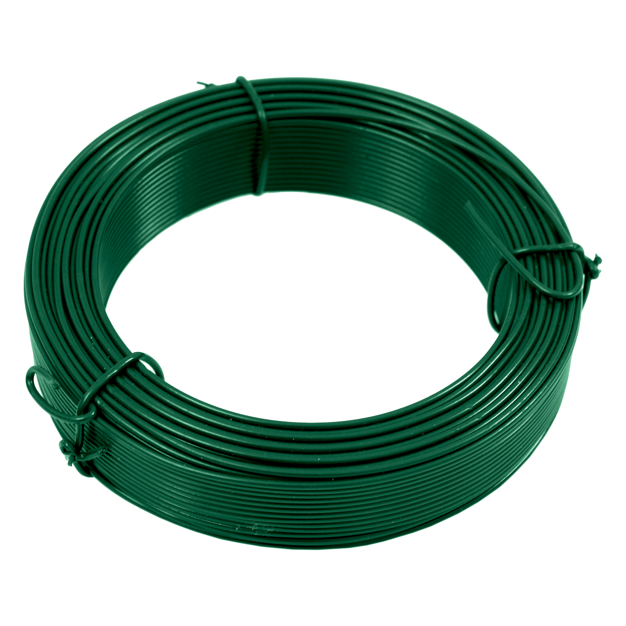 Drát vázací Zn + PVC zelený průměr drátu 2,6 mm délka 25 m