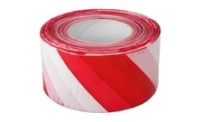 Páska výstražná 70 mm/500m červeno-bílá