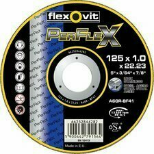 Řezný kotouč na ocel / nerez Flexovit PerFlex A RS, 115×1,6 mm (25 ks/balení)