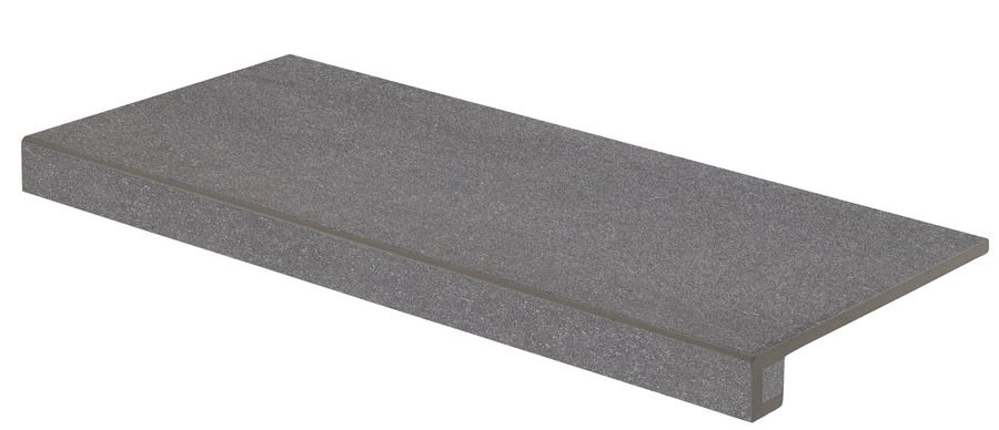 Tvarovka schodová Rako Block 40×80 cm černá DCF84783