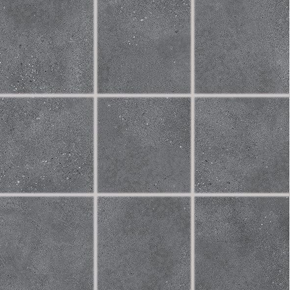 Dlažba Rako Betonico 10×10 cm černá DAK12792