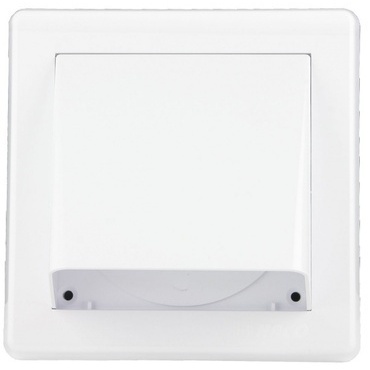 Mřížka větrací gravitační HACO VM GK 150×150/100 mm bílá