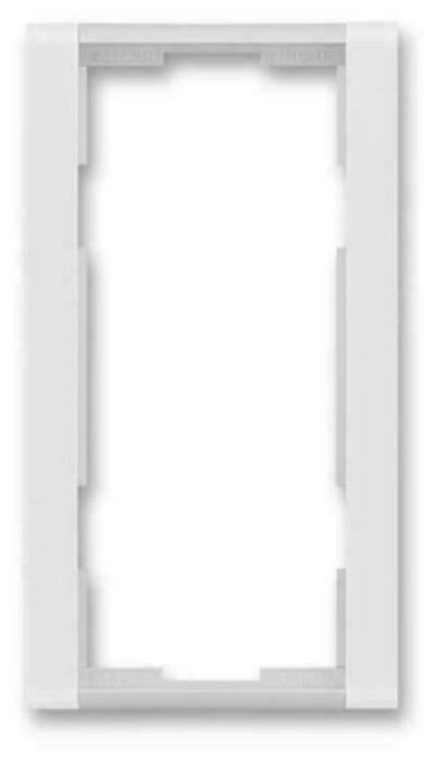 ROZBALENO – Rámeček ABB Time dvojnásobný vertikální bílá, ledová bílá