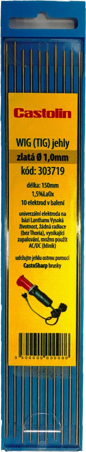 Elektrody wolframové Castolin WIG (TIG) 1 mm 10 ks