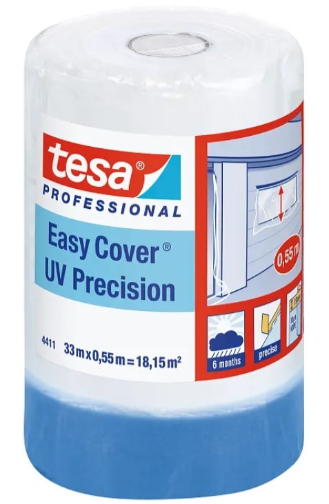 Fólie zakrývací Tesa 4411 Easy Cover 550 mm/33 m