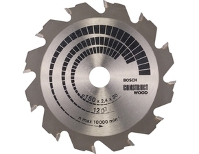 Kotouč pilový Bosch Construct Wood 150×20/16×2,4 mm 12 z.