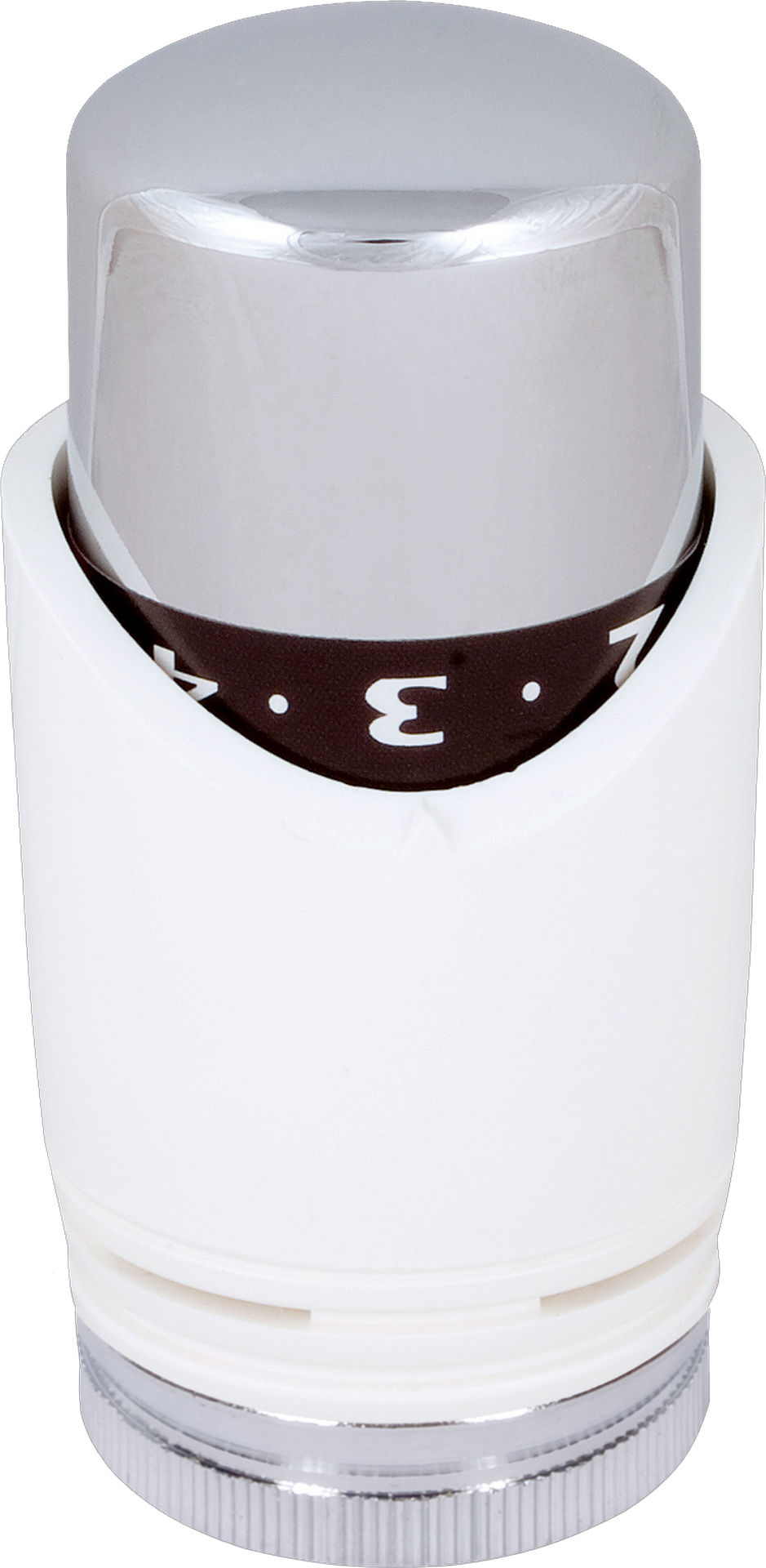 Hlavice termostatická DEK TRV2 M30×1,5 bílá/chrom