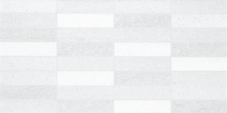 Dekor Rako Garda 20×40 cm šedá kostky WADMB571