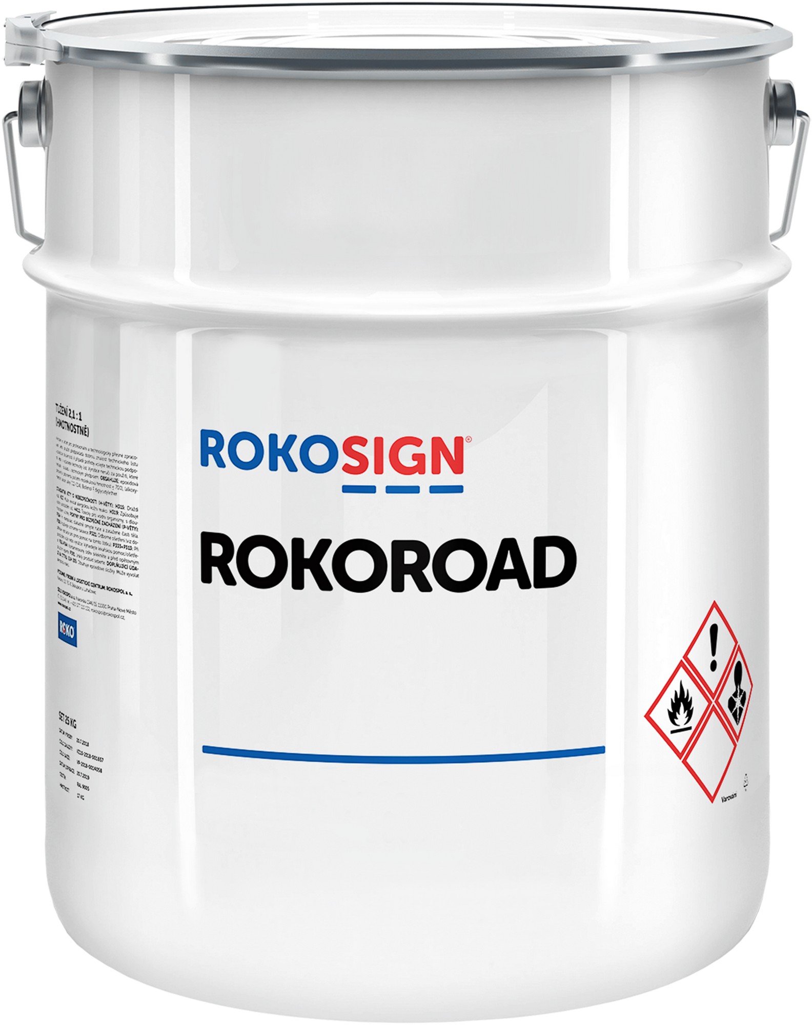 Barva na vodorovné značení Roko RK320 Rokoroad bílá, 5 kg