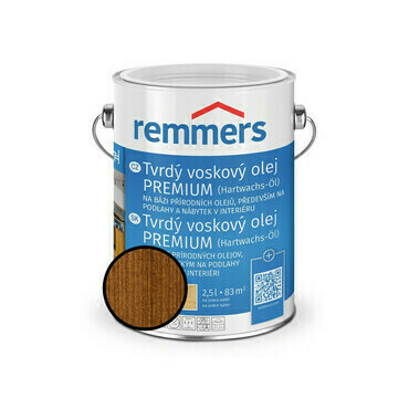 Olej tvrdý voskový Remmers Premium 1362 nussbaum 2,5 l