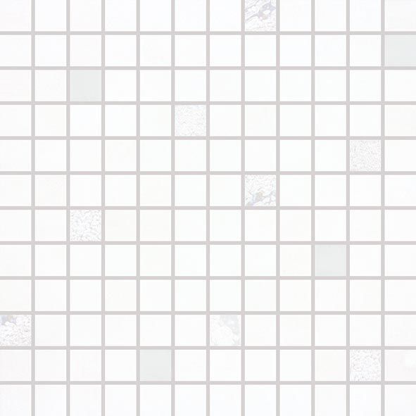 Mozaika Rako Up 2,5×2,5 cm (set 30×30 cm) bílá WDM0U000