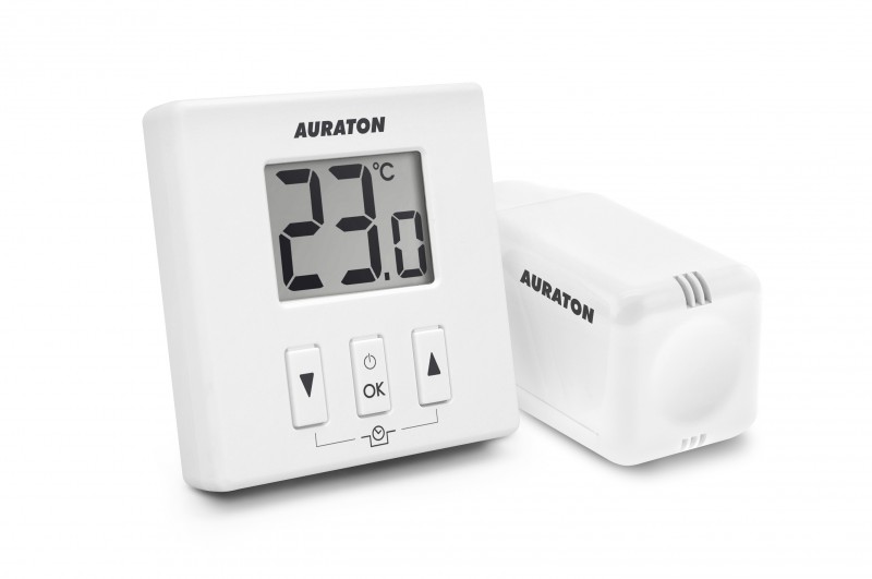 Termostat bezdrátový digitální Auraton 200TRA s hlavicí