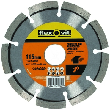 Kotouč řezný DIA Flexovit SR Laser 115×22,23×2,2×7 mm