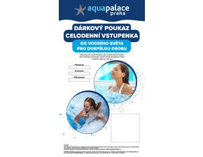 Celodenní vstupenka do Vodního světa pro dospělou osobu