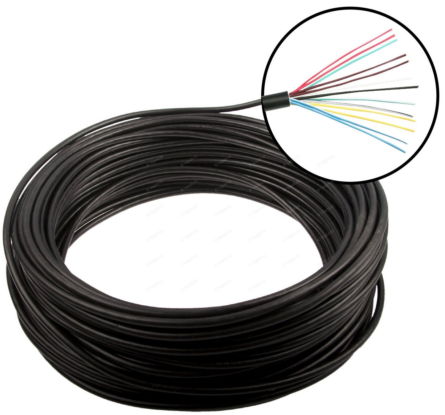 Kabel Vapol Multipa 13 žil 12×1 mm + 1×1,5 mm