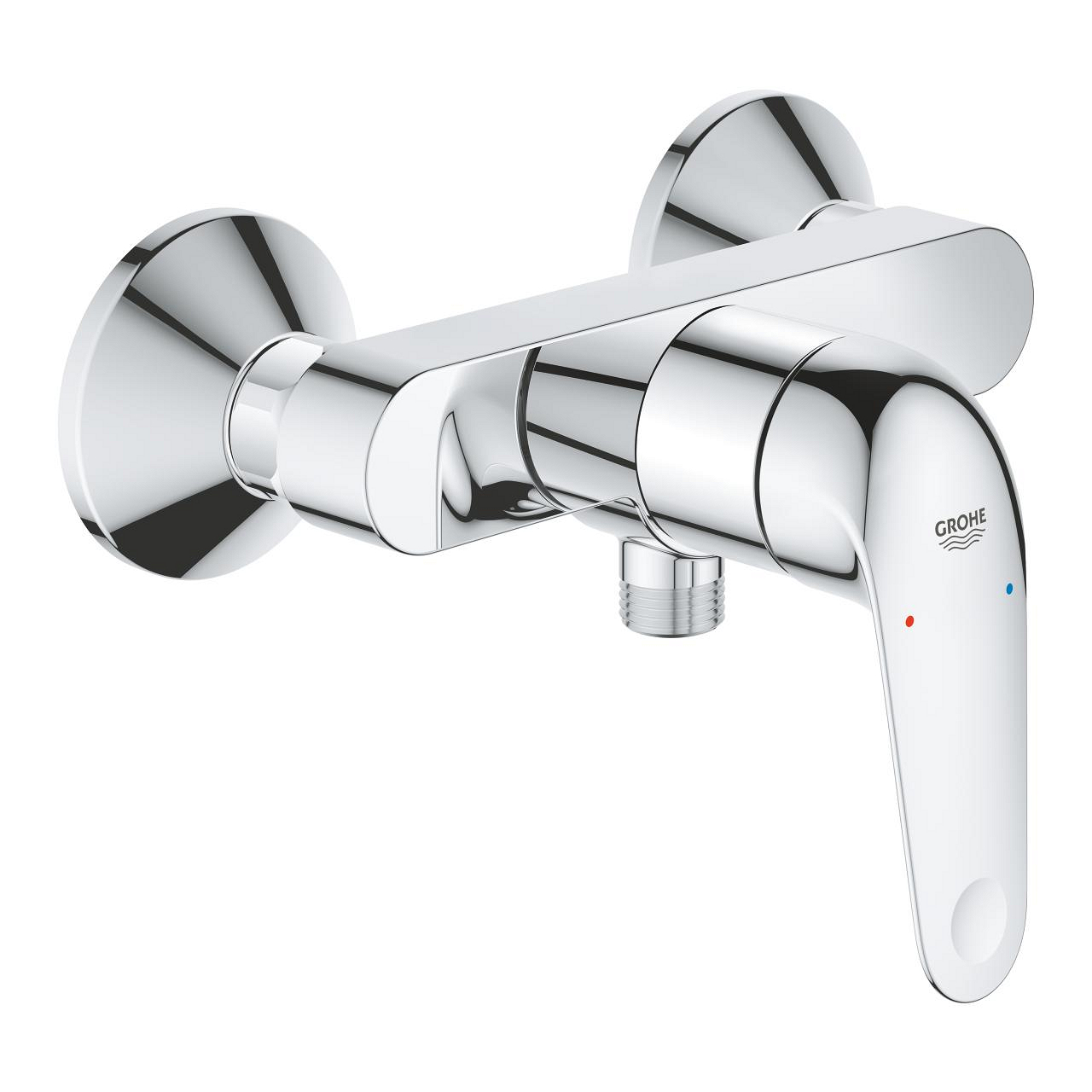 Baterie sprchová nástěnná Grohe Euroeco 150 mm chrom bez přepínače 32740001