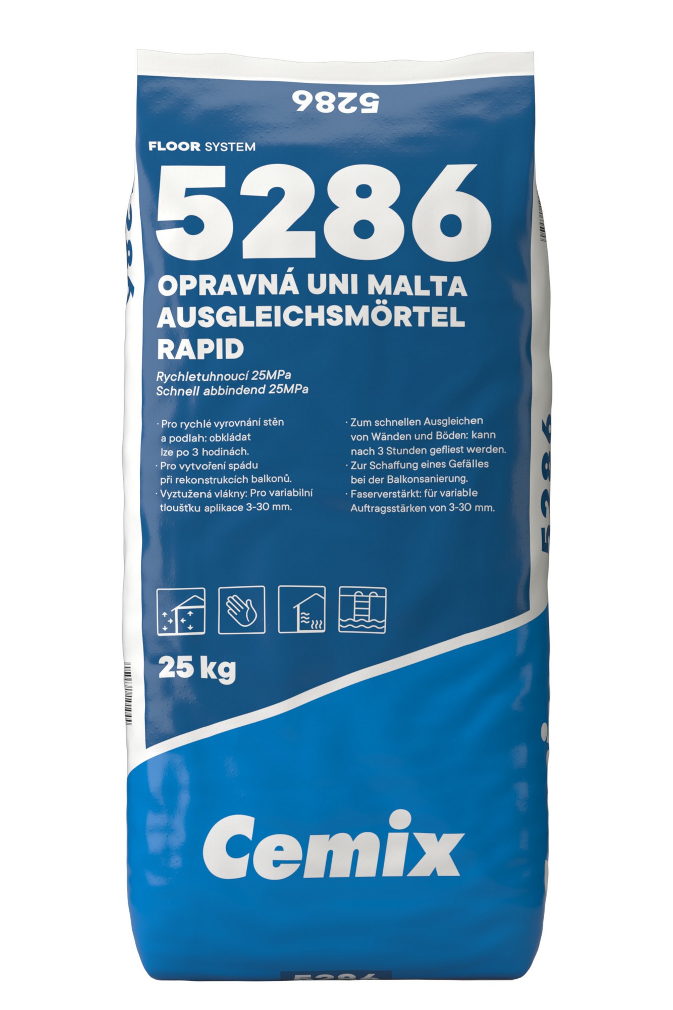 Stěrka opravná Cemix 5286UNI 25 kg