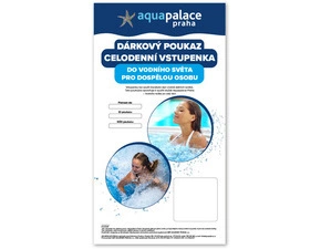 Celodenní vstupenka do Vodního světa pro dospělou osobu