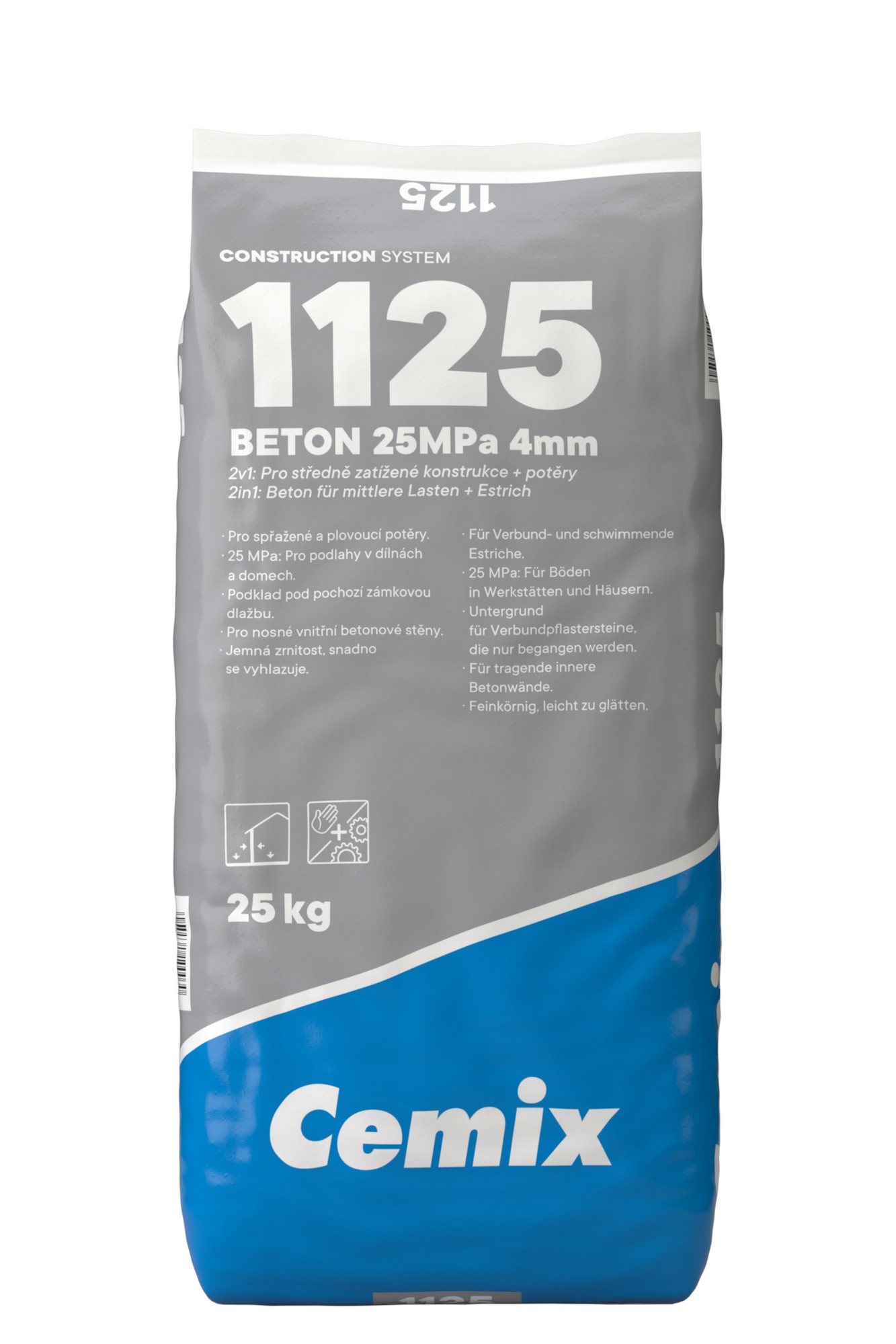 Beton C20/25 Cemix 1125 25 kg
