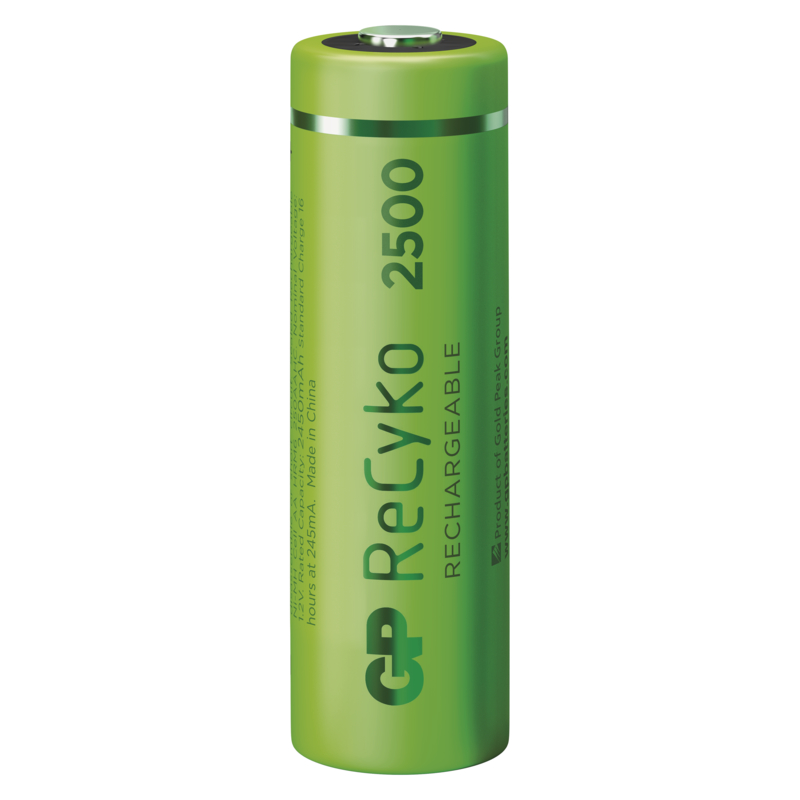 Baterie nabíjecí GP ReCyko AA 2 500 mAh 2 ks
